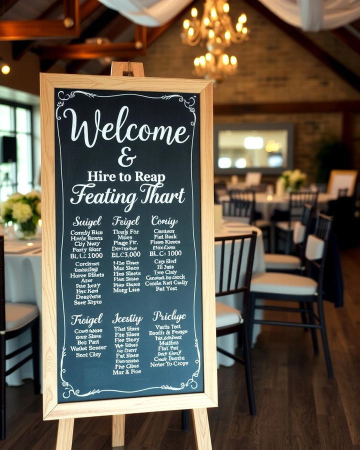 Wedding Chalkboard Signage - 30 Chalkboard Ideas