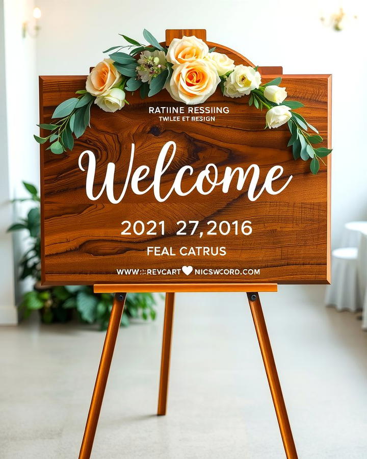 Welcome Sign Display - 30 Wedding Ceremony Ideas