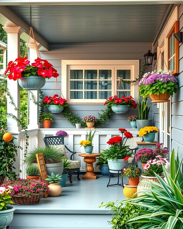 Whimsical Garden Escape - 25 Side Porch Ideas