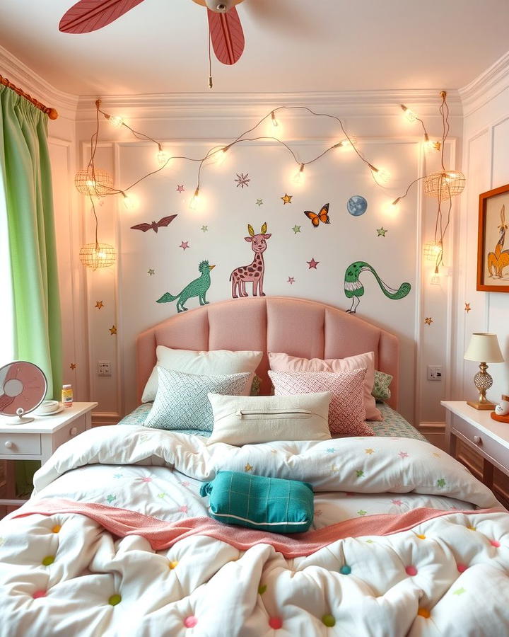 Whimsical Touches for a Playful Feel - 25 Pink and Green Bedroom Ideas