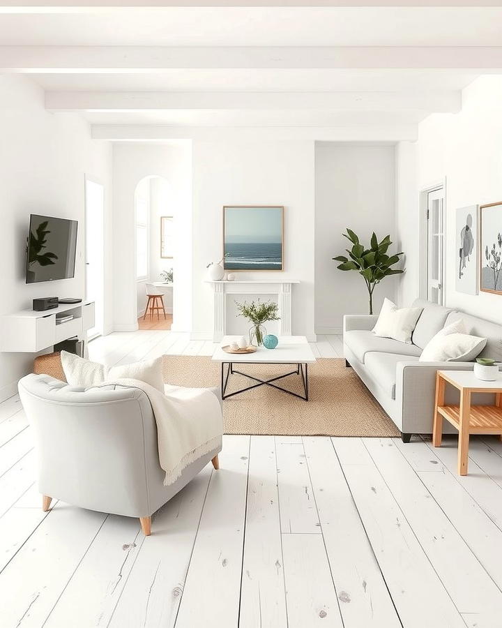 Whitewashed Coastal Style - 25 Wood Floor Colors