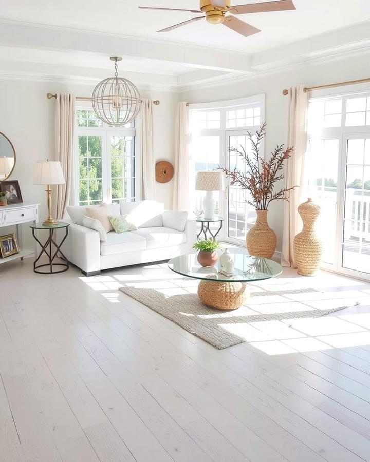 Whitewashed Wood Floors - 25 Modern Cape Cod House Ideas