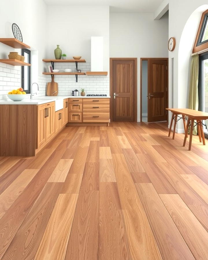 Wide Plank Terracotta Tiles - 25 Terracotta Kitchen Floor Ideas