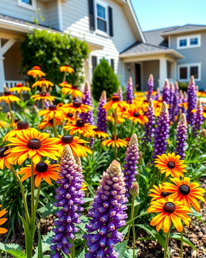 Wildflower Inspired Flower Beds - 30 Front Yard Flower Bed Ideas