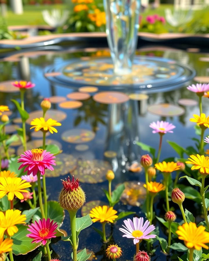 Wildflower Water Features - 25 Wildflower Garden Ideas