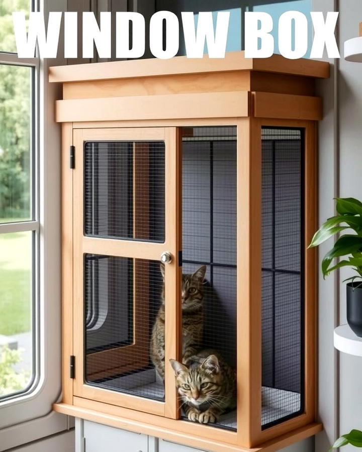 Window Box Catio - 25 Outdoor Catio Ideas