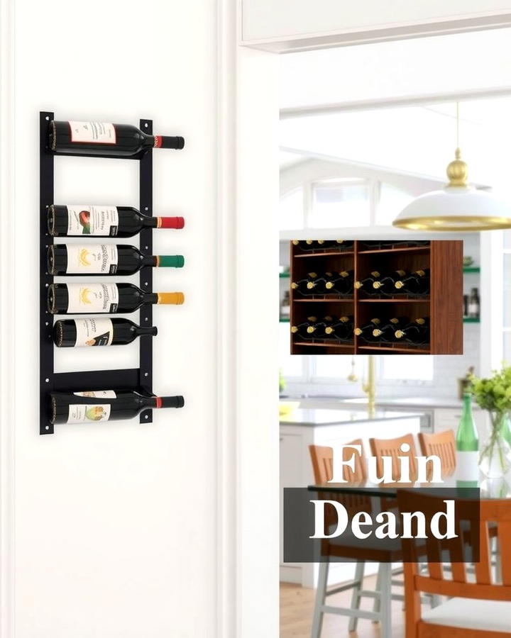 Wine Racks for Vertical Bottle Storage - 25 Wall Storage Ideas