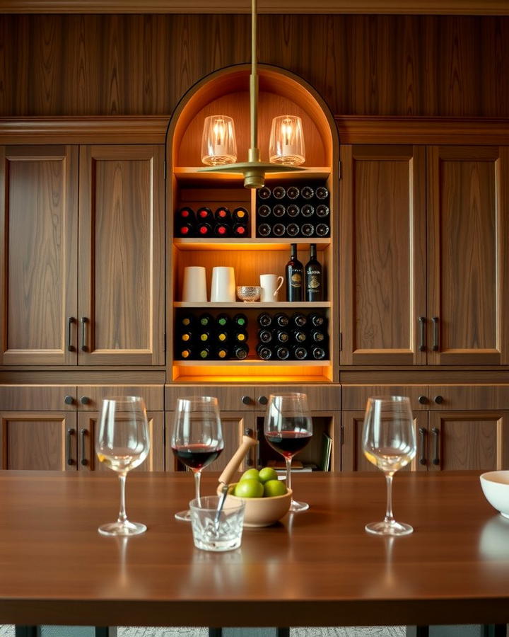 Wine Racks with Storage - 30 Dining Room Storage Ideas