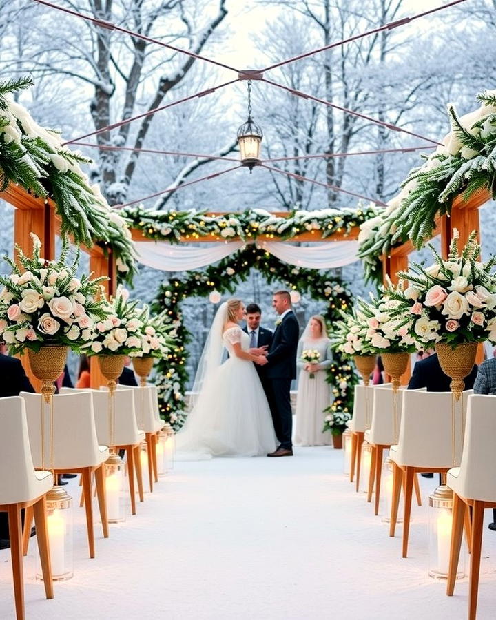 Winter Wonderland Theme - 30 Wedding Ceremony Ideas