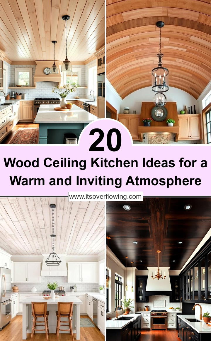 Wood Ceiling Kitchen Ideas for a Warm and Inviting Atmosphere