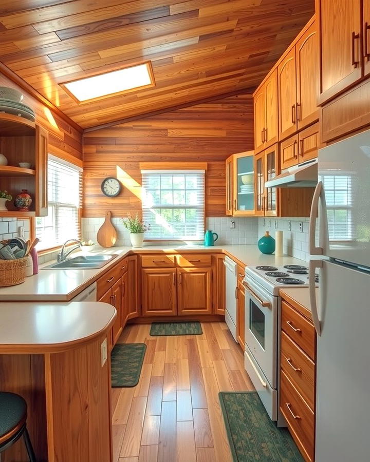 Wood Paneling - 30 70s Kitchen Ideas