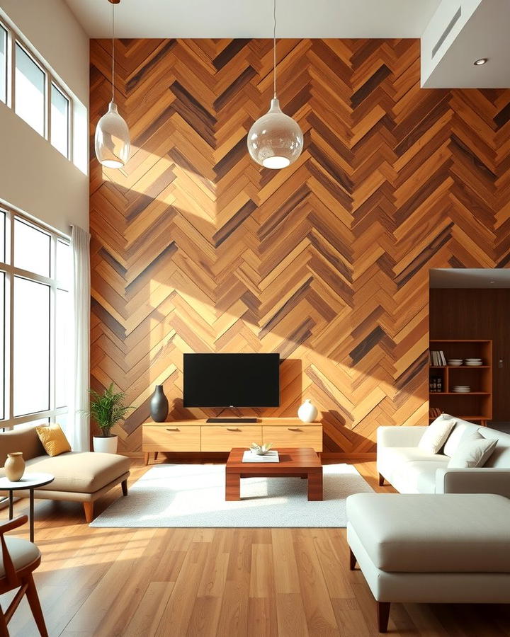 Wooden Accent Walls - 25 Wooden Interior Design Ideas