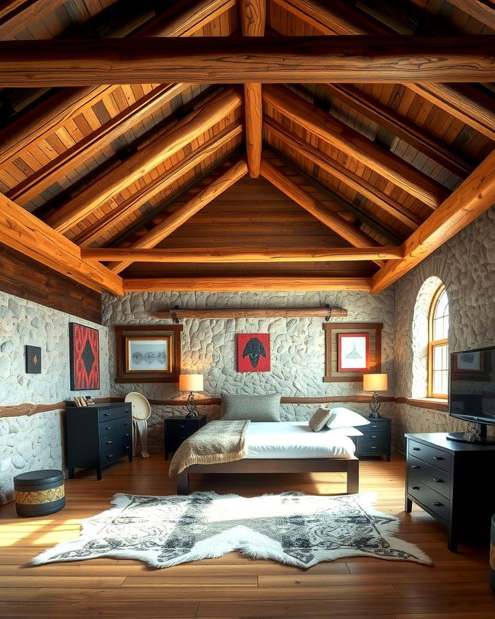 Wooden Beamed Ceilings - 25 Viking Bedroom Ideas