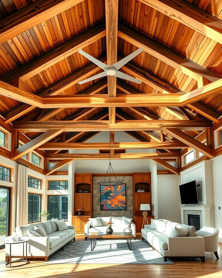 Wooden Ceiling Beams - 25 Wooden Interior Design Ideas