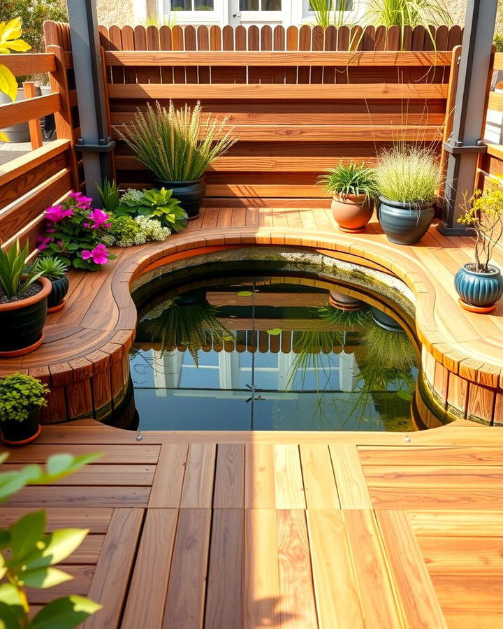 Wooden Decking - 25 Pond Edging Ideas