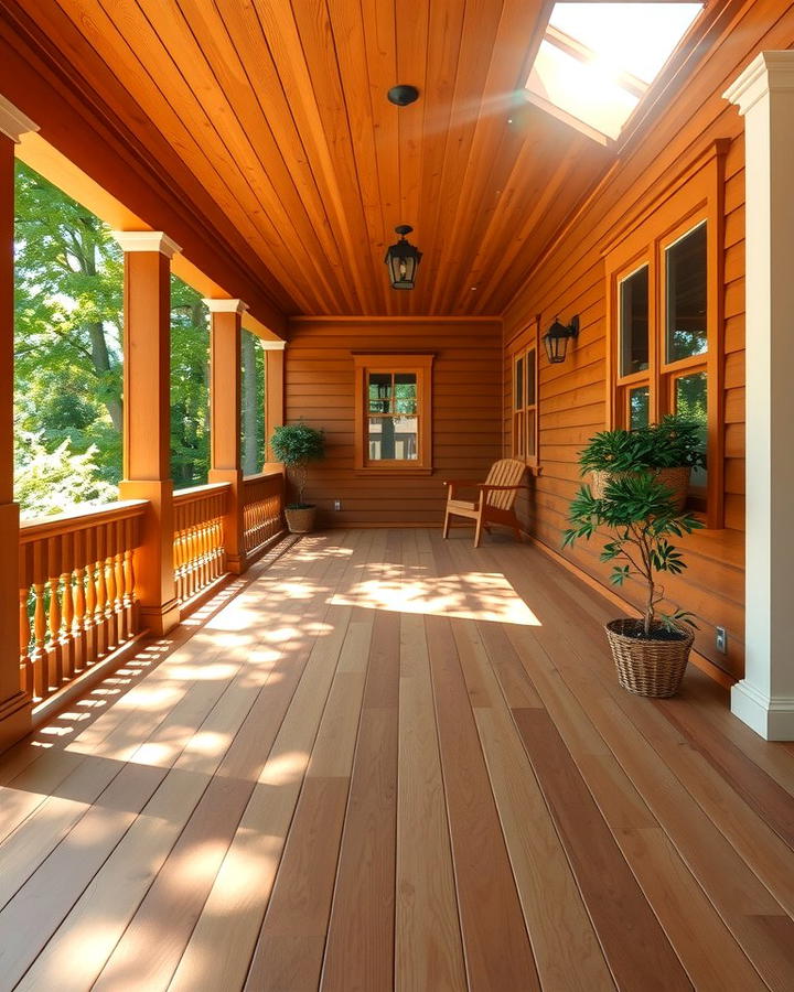 Wooden Decking - 25 Porch Flooring Options