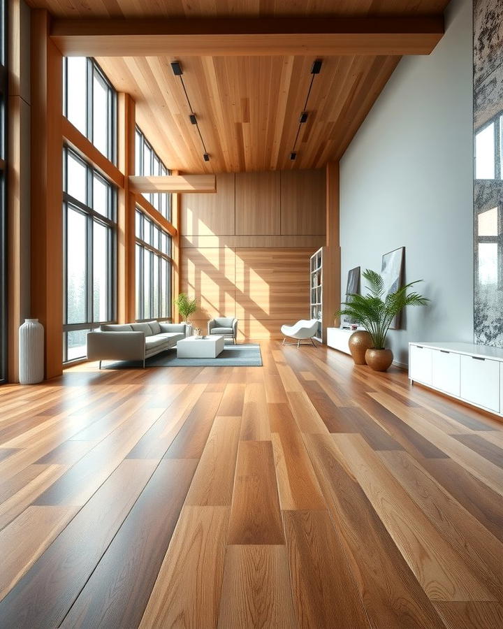 Wooden Flooring - 25 Wooden Interior Design Ideas