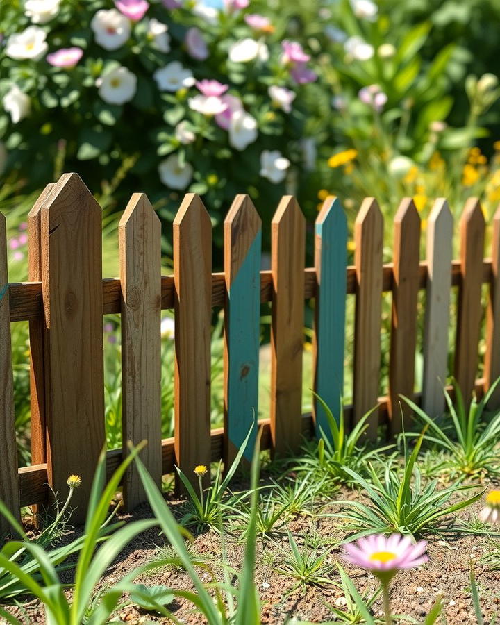 Wooden Pallet Fence 2 - 25 Temporary Fence Ideas