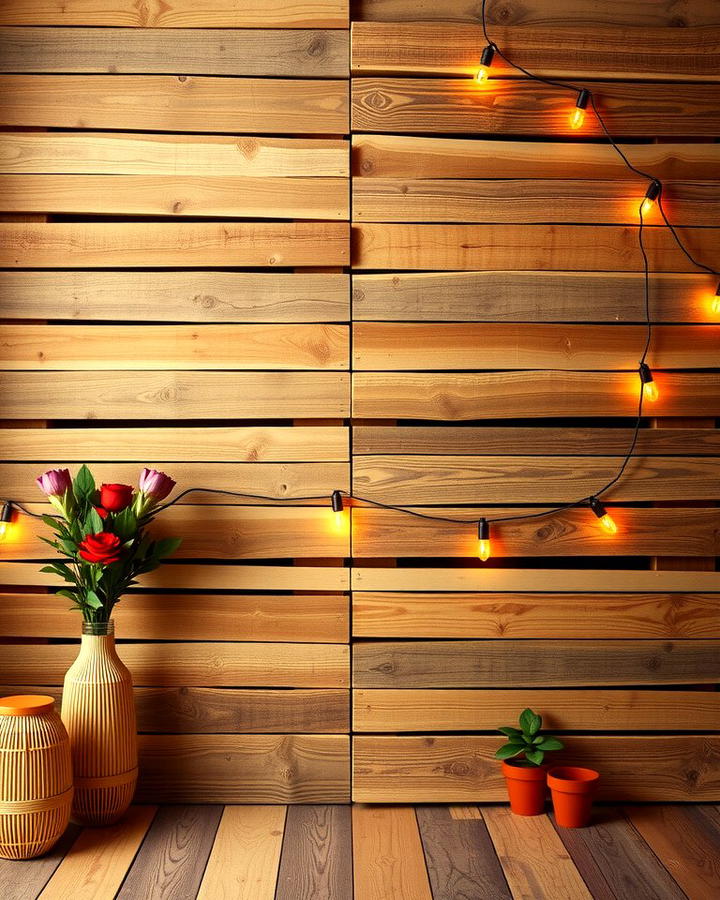 Wooden Pallet Wall - 30 Wedding Backdrop Ideas