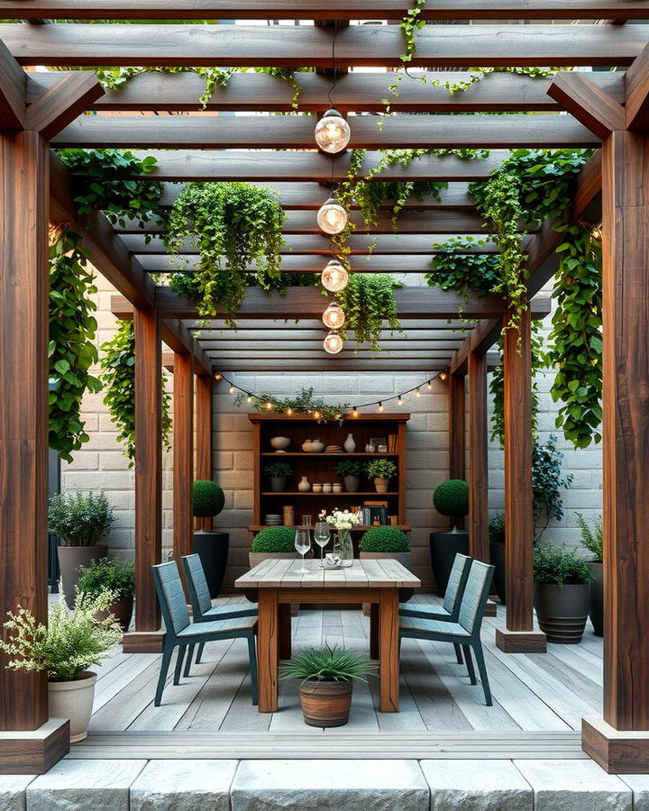 Wooden Pergola Enclosures - 25 Patio Enclosure Ideas