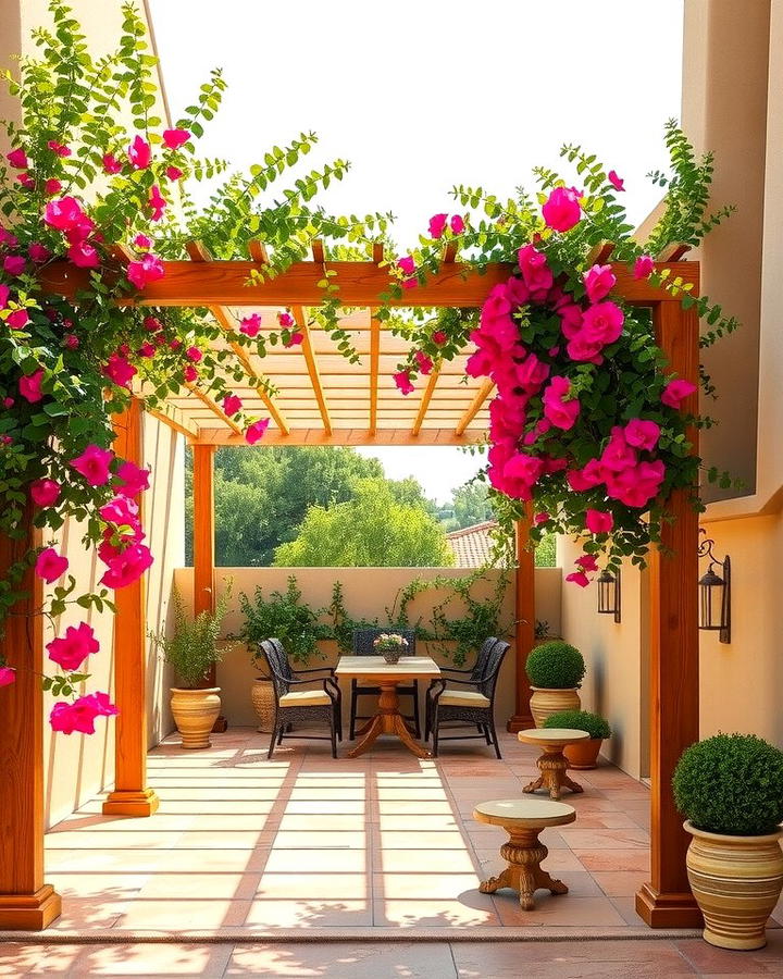 Wooden Pergolas - 25 spanish style patio ideas