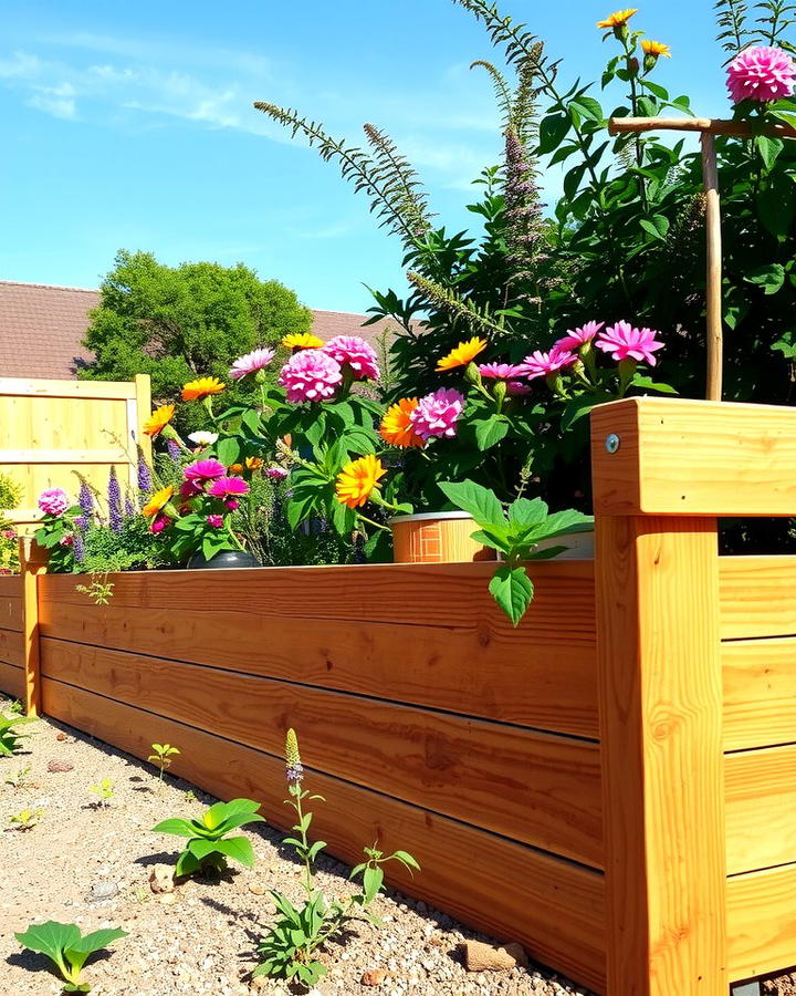 Wooden Raised Beds for a Rustic Charm - 25 Raised Garden Bed Ideas