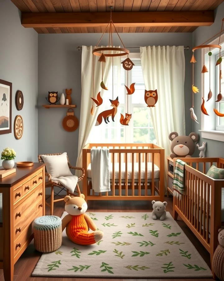 Woodland Animal Mobiles - 25 Woodland Nursery Ideas