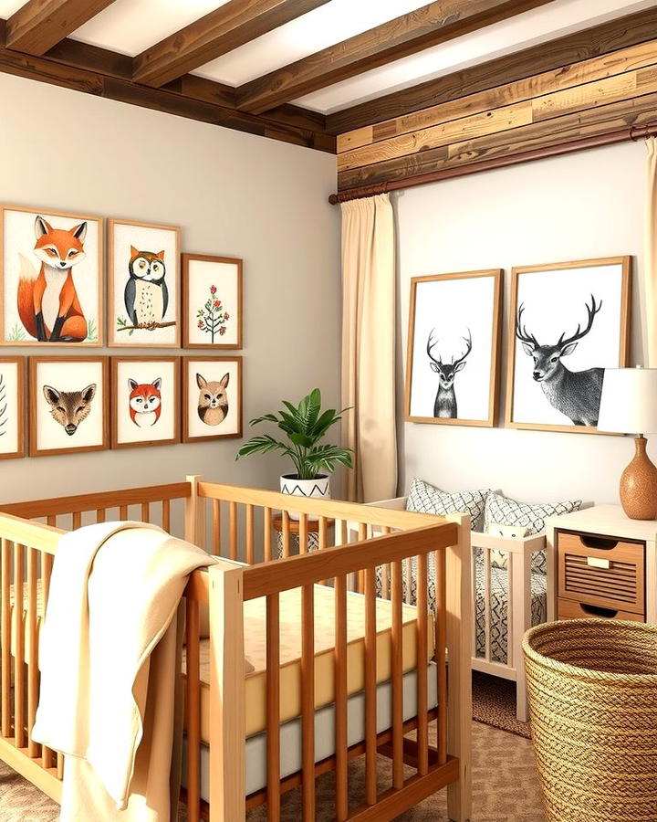 Woodland Animal Wall Art - 25 Woodland Nursery Ideas