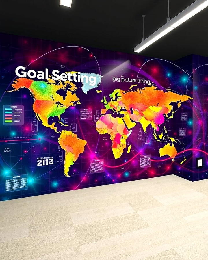 World Map Mural - 25 Office Wall Murals