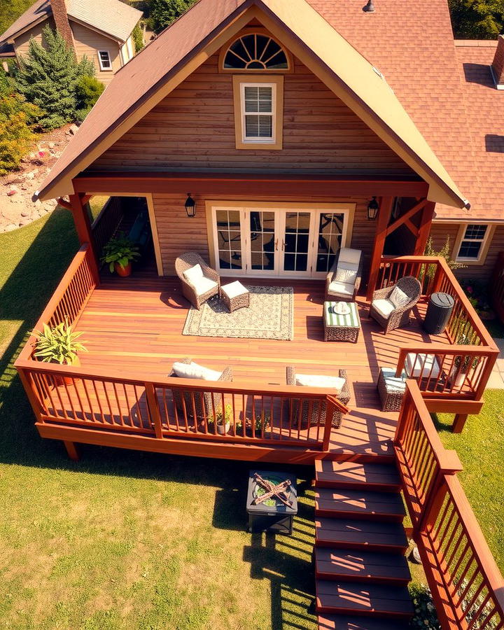 Wraparound Decks - 25 Wood Deck Ideas