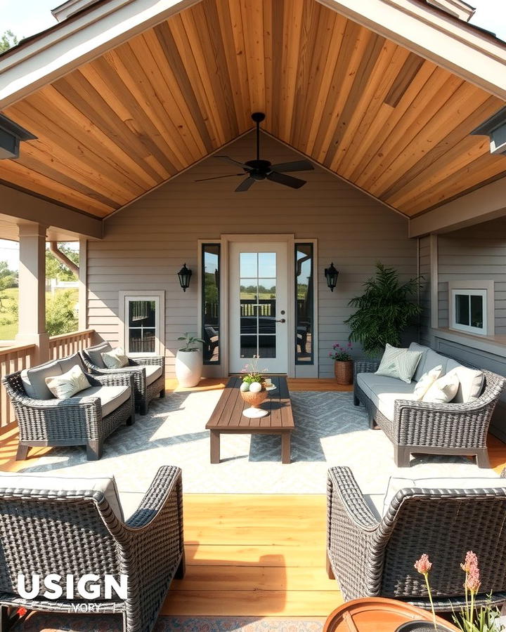 Wraparound Shed Roof Porch - 25 Shed Roof Porch Design Ideas