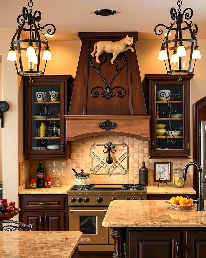 Wrought Iron Accents 2 - 25 Southwestern Kitchen Ideas