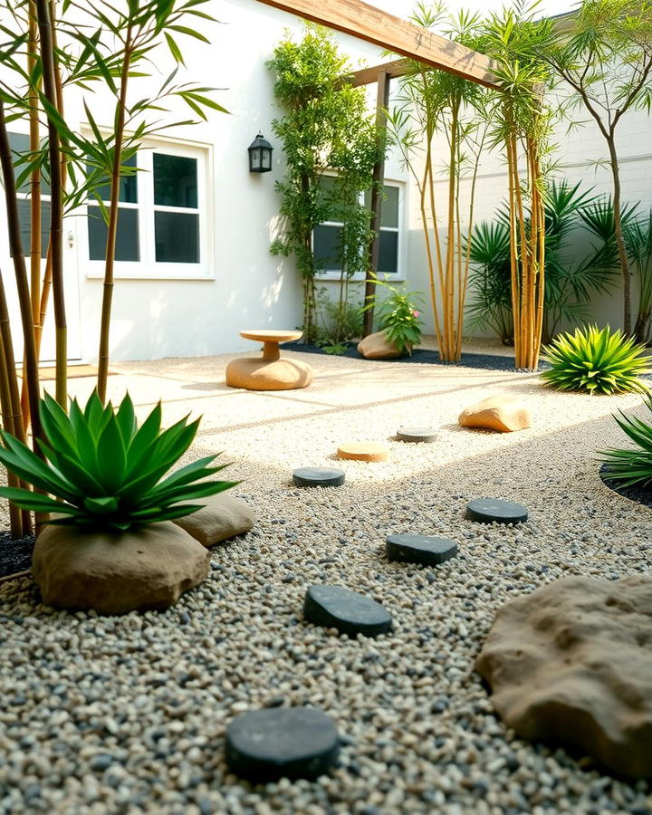 Zen Garden Retreat - 30 Florida Backyard Ideas