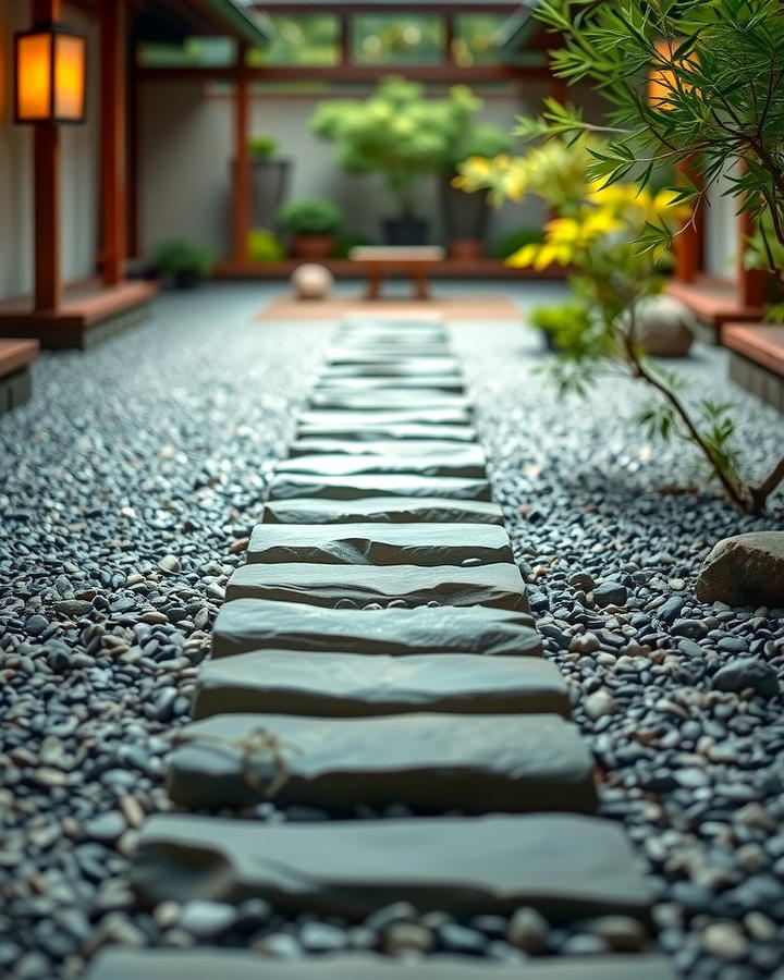 Zen Rock Pathways - 25 Rock Landscaping Ideas