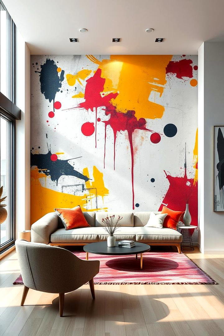 Abstract Expressionist Design - 30 Wall Painting Ideas of Any Room