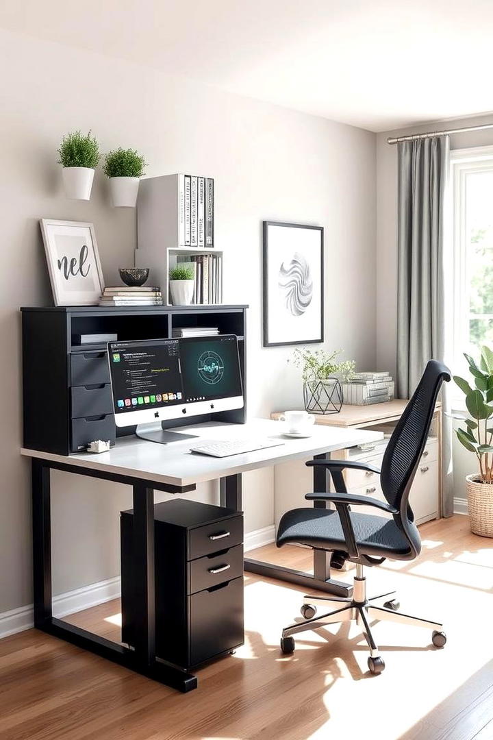 Affordable Ergonomic Desks - 30 Budget Home Office Ideas