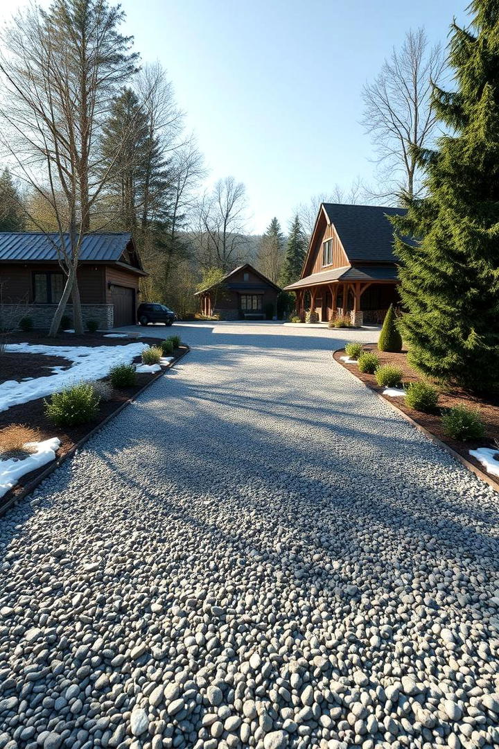 All Weather Gravel Driveway Concept - 30 Gravel Driveway Ideas