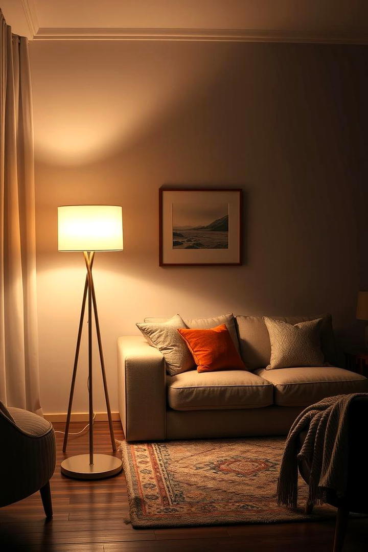 Ambient Mood Lighting Floor Lamp - 30 Living Room Floor Lamp Ideas and Inspiration