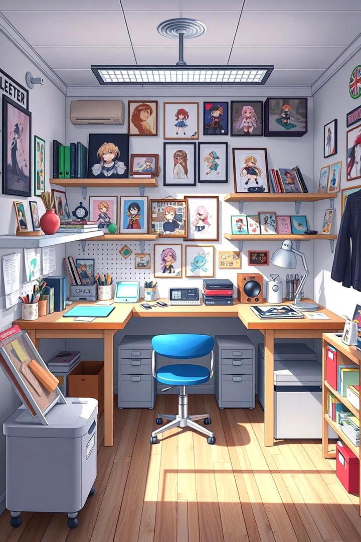 Anime Crafting Corner - 30 Anime Room Ideas