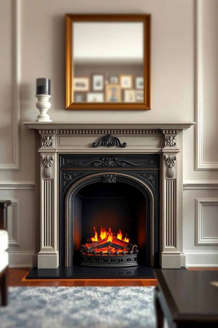 Antique Mantel Faux Fireplace - 30 Faux Fireplace Ideas