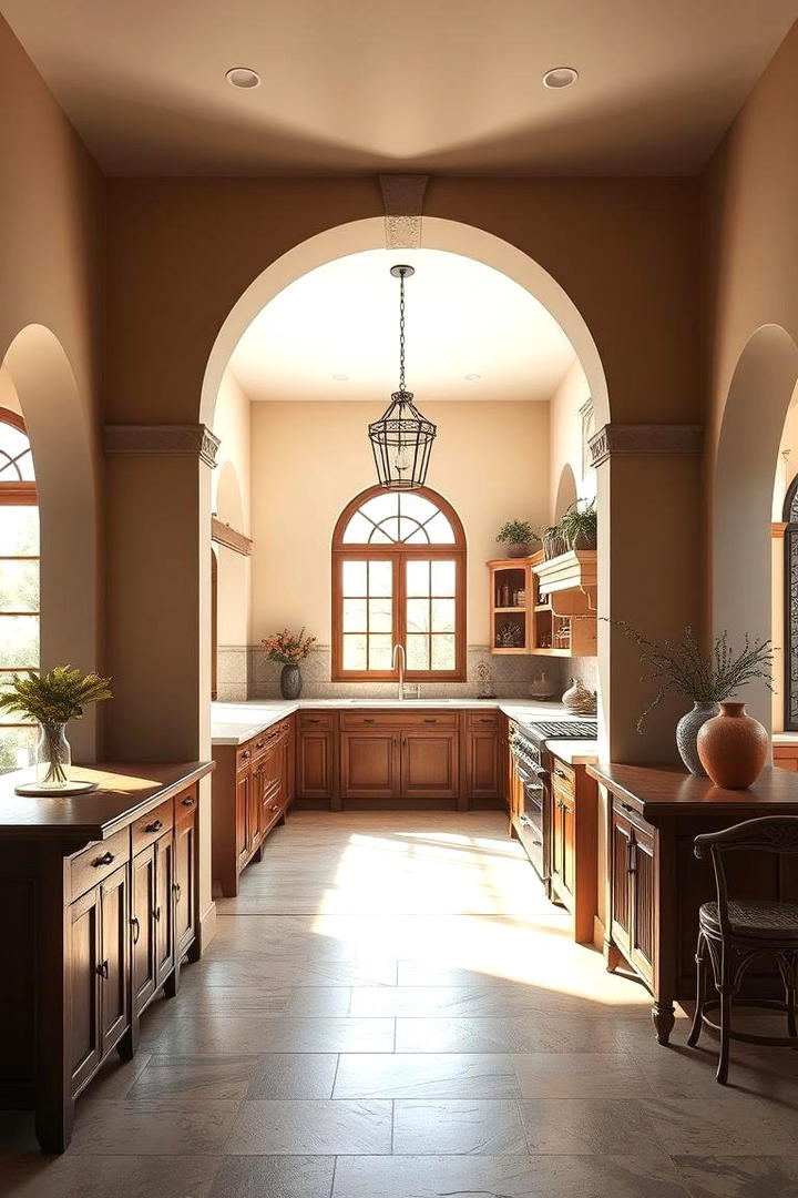 Arched Doorways - 30 Spanish Style Kitchen Ideas