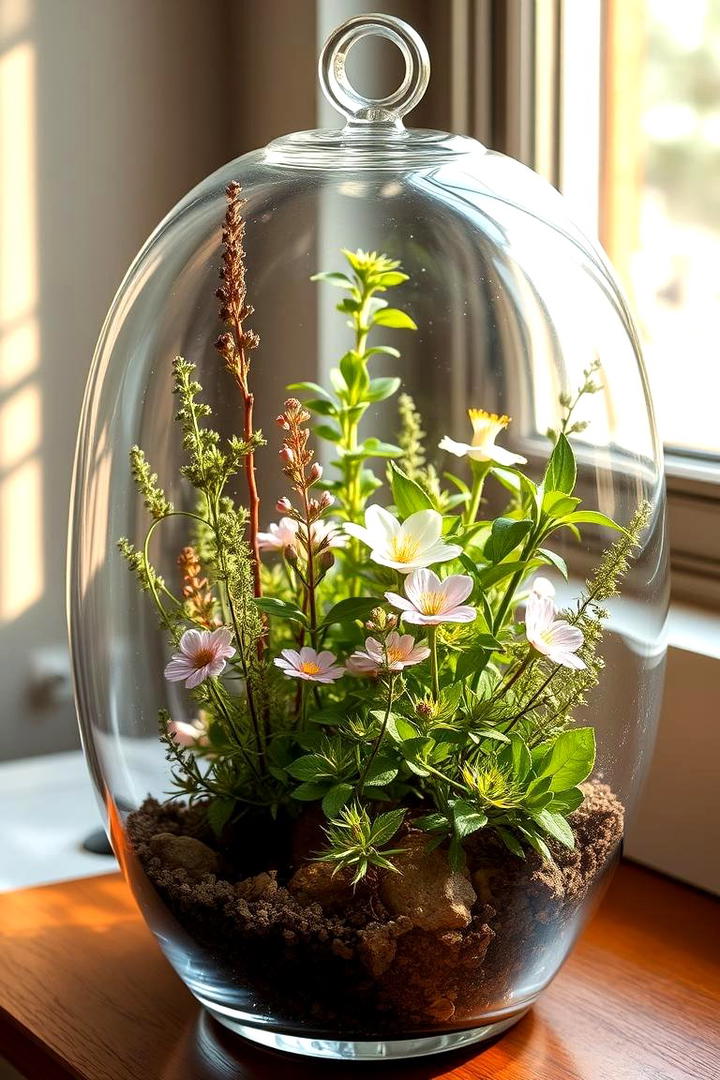 Aromatic Plant Terrarium - 30 Terrarium Ideas