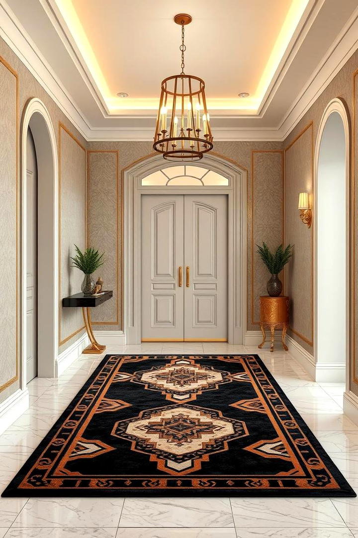 Art Deco Glamour - 30 Entryway Rug Ideas