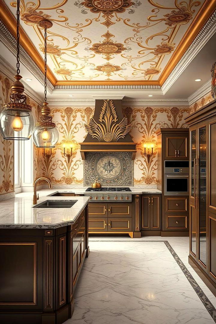 Art Deco Inspirations - 30 Kitchen Wallpaper Ideas