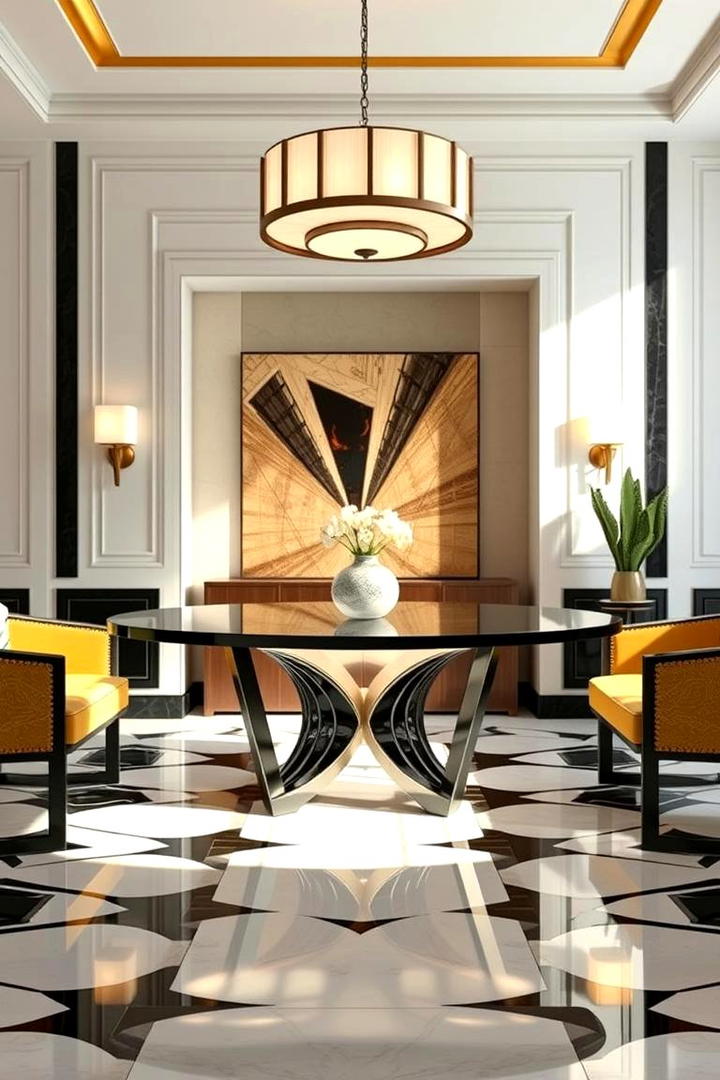 Art Deco Inspired Table - 30 Table Design Ideas