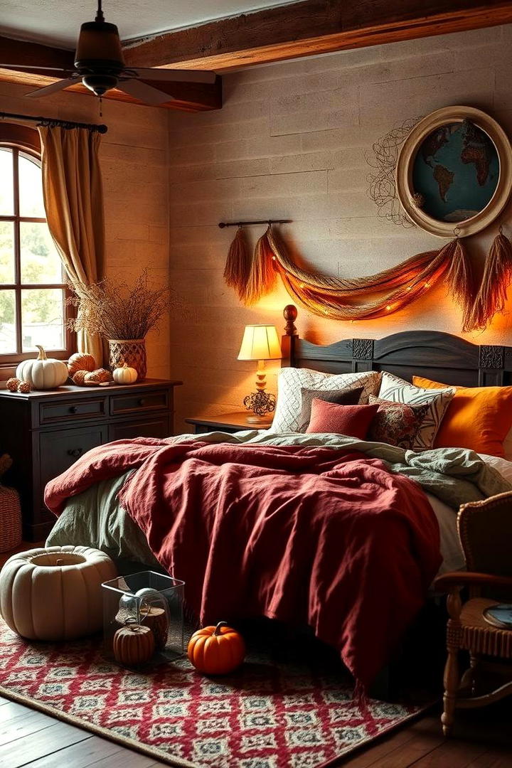 Artisanal Craftsmanship - 30 Fall Bedroom Decor Ideas