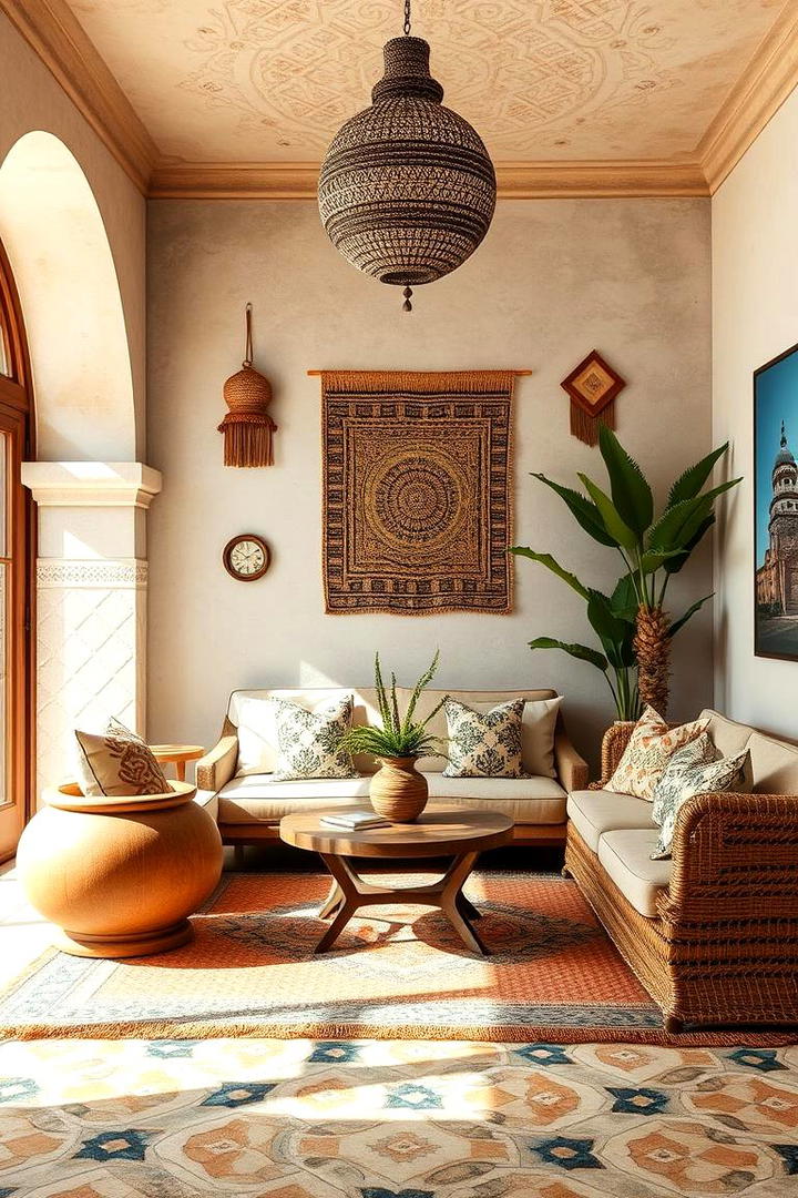 Artisanal Decorative Elements - 30 Mediterranean Living Room Ideas