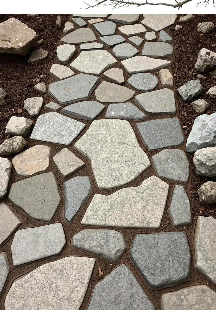 Artisanal Stone Walk - 30 Rock Walkway Ideas