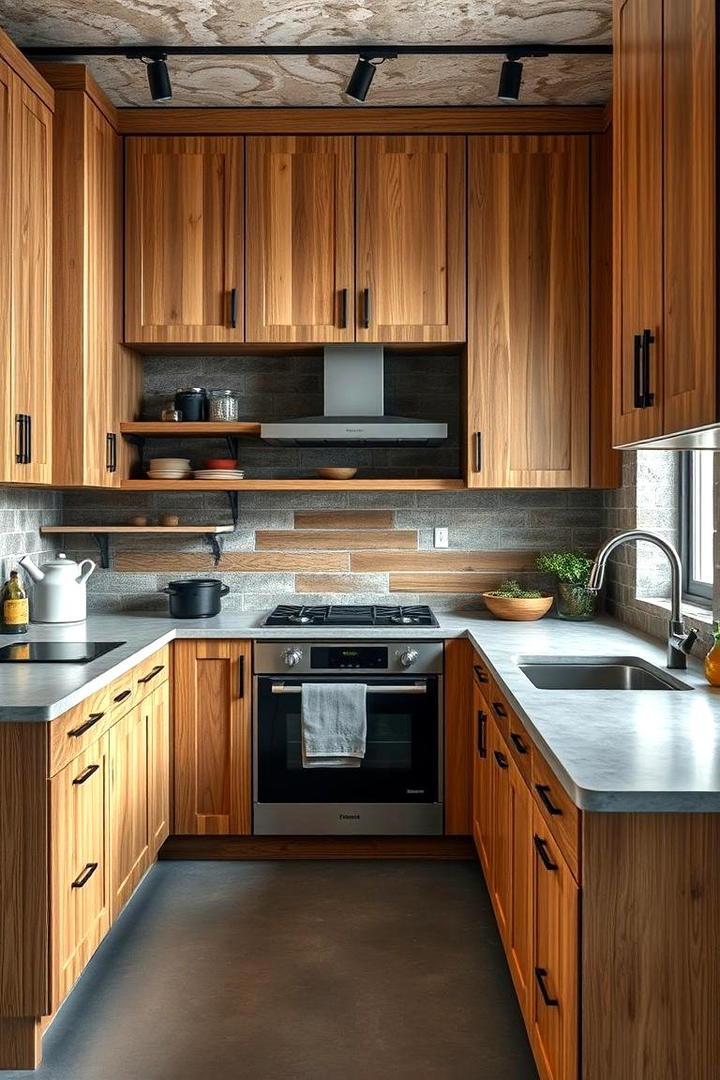 Artistic Concrete Trends - 30 what color countertops go with oak cabinets