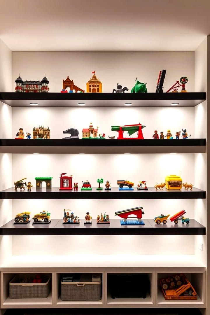 Artistic Display Shelves - 30 Lego Storage Ideas